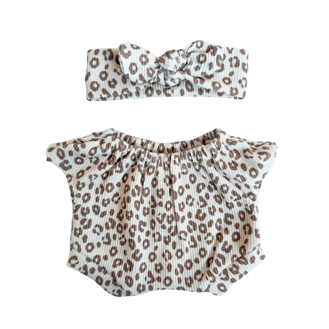 Body Léopard avec bandeau