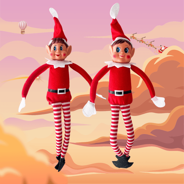 Duo couple lutins (non articulés)