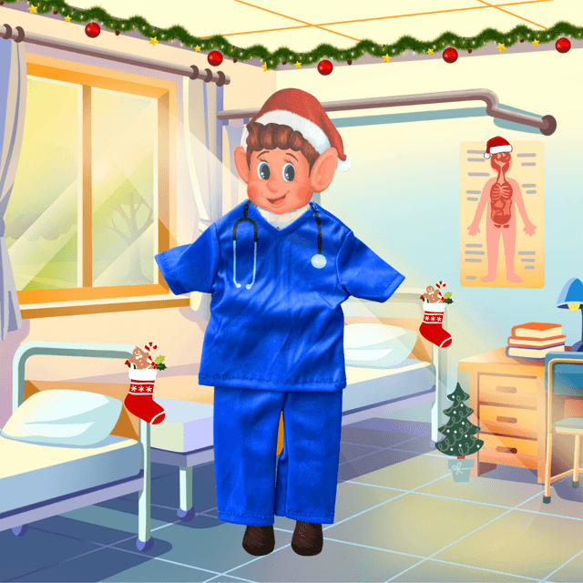 Déguisement lutin farceur &quot; chirurgien &quot;