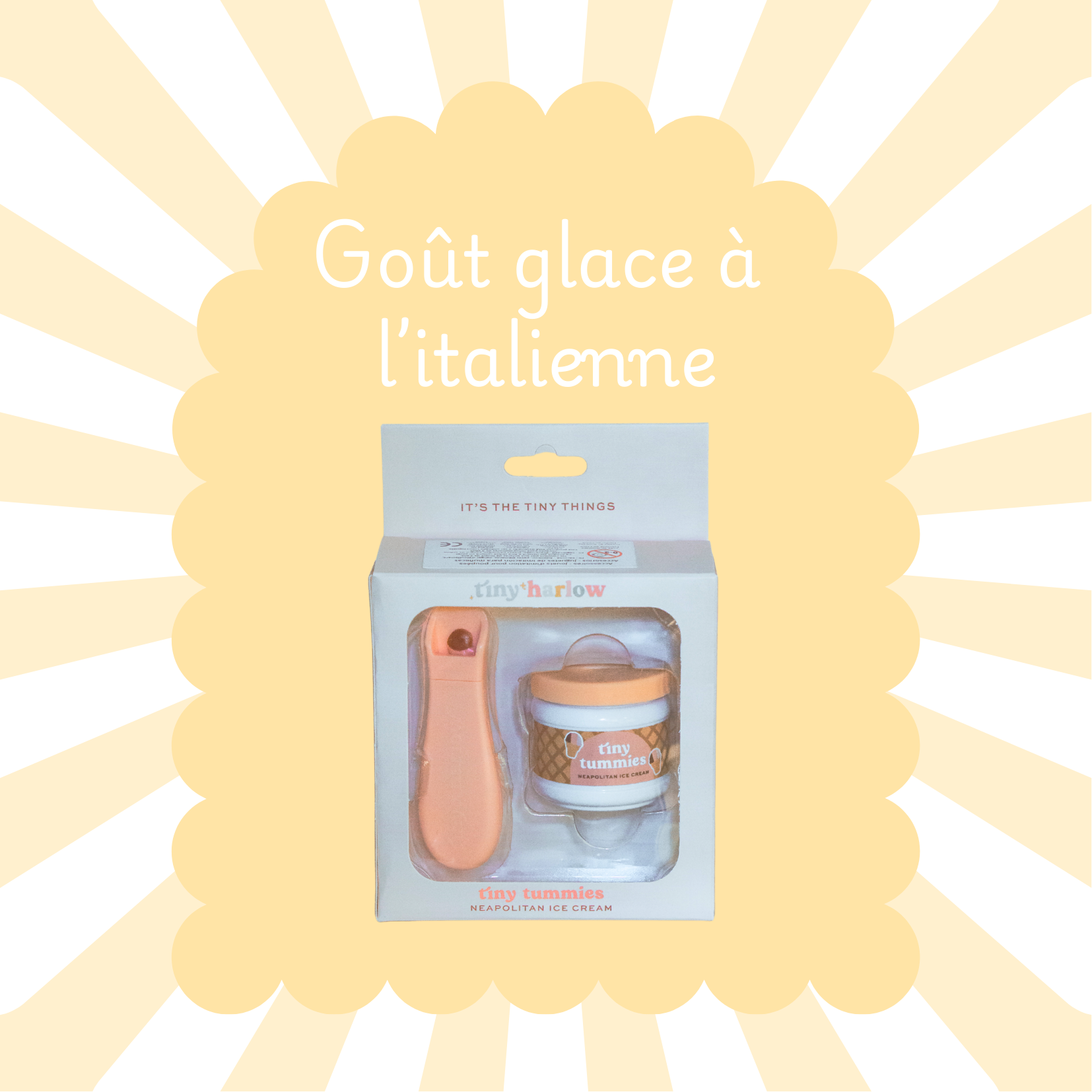 Pot magique Tiny Tummies - Glace à l'italienne