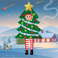 Déguisement lutin farceurs "Sapin de Noël"