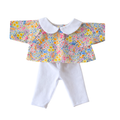 Ensemble blouse à fleurs + legging