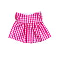 Robe vichy rose fuchsia