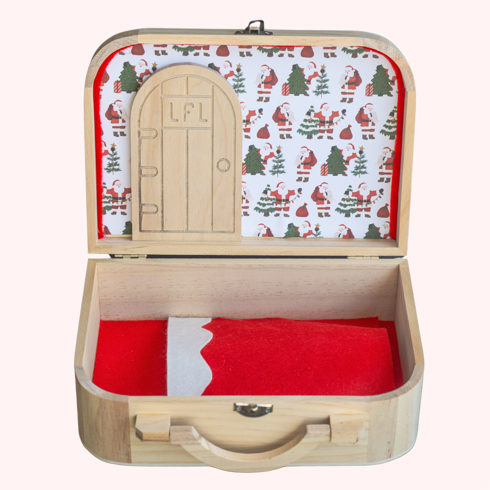 Petite valise magique - Père Noël aquarelle