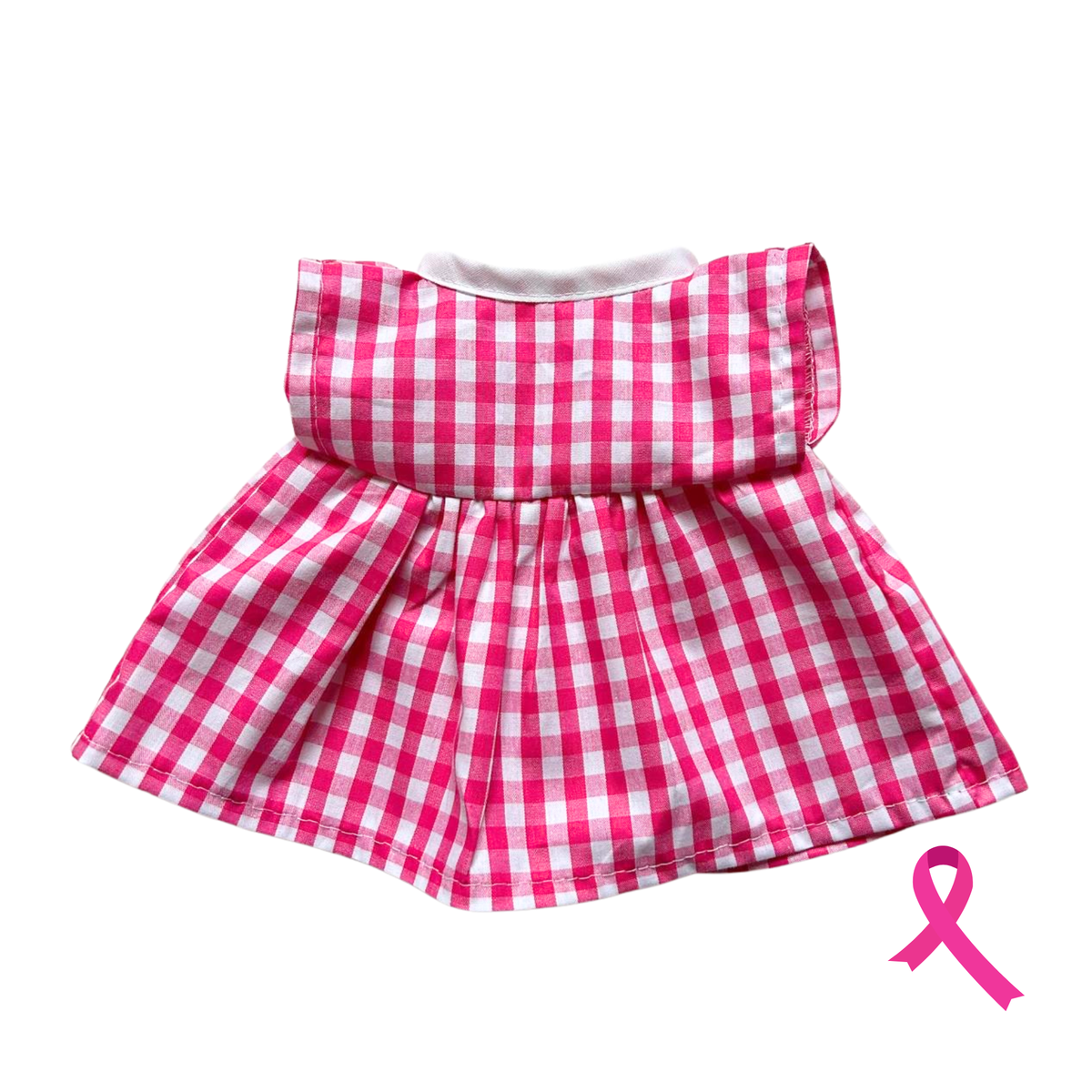 Robe vichy rose fuchsia