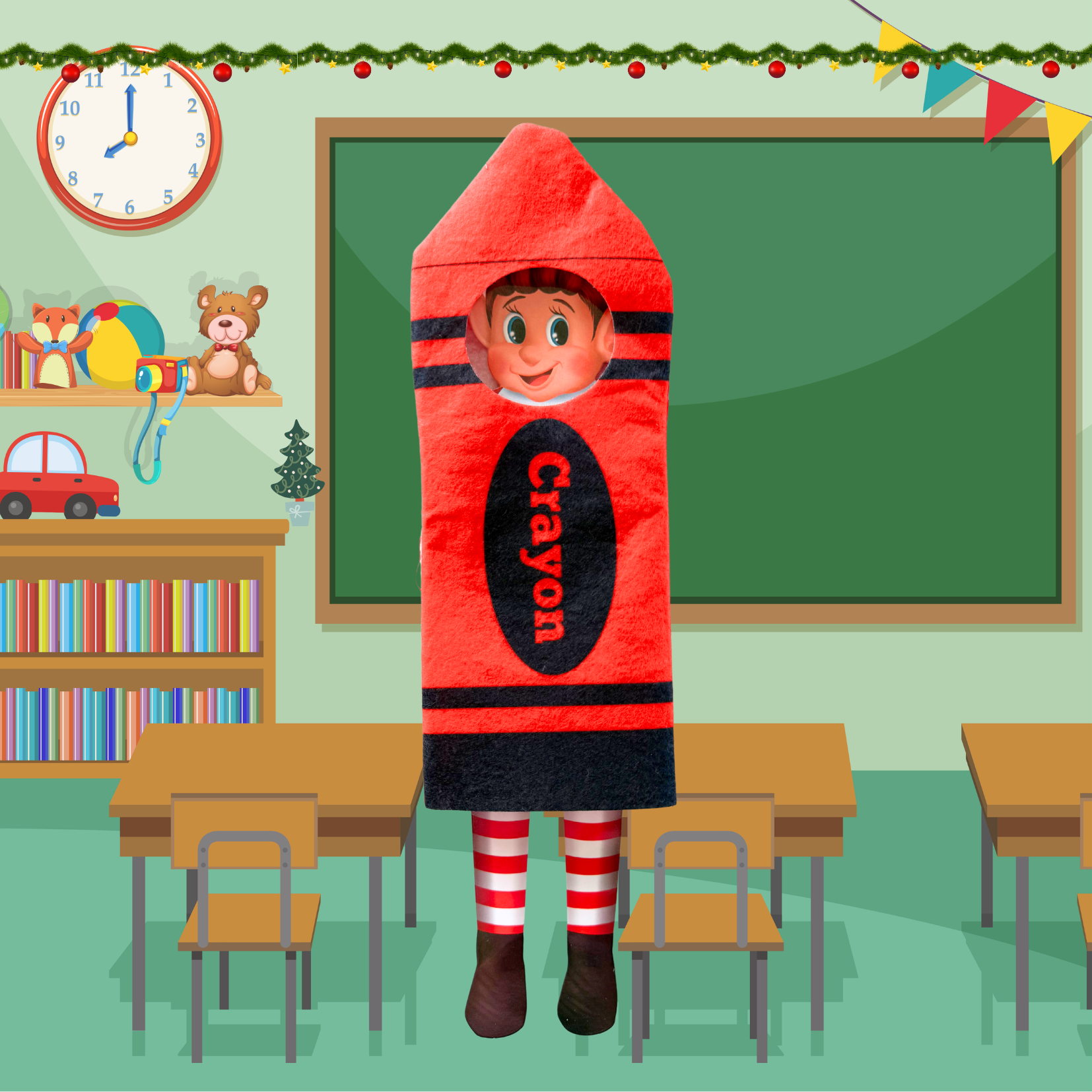 Déguisement lutin farceurs "Crayon rouge"