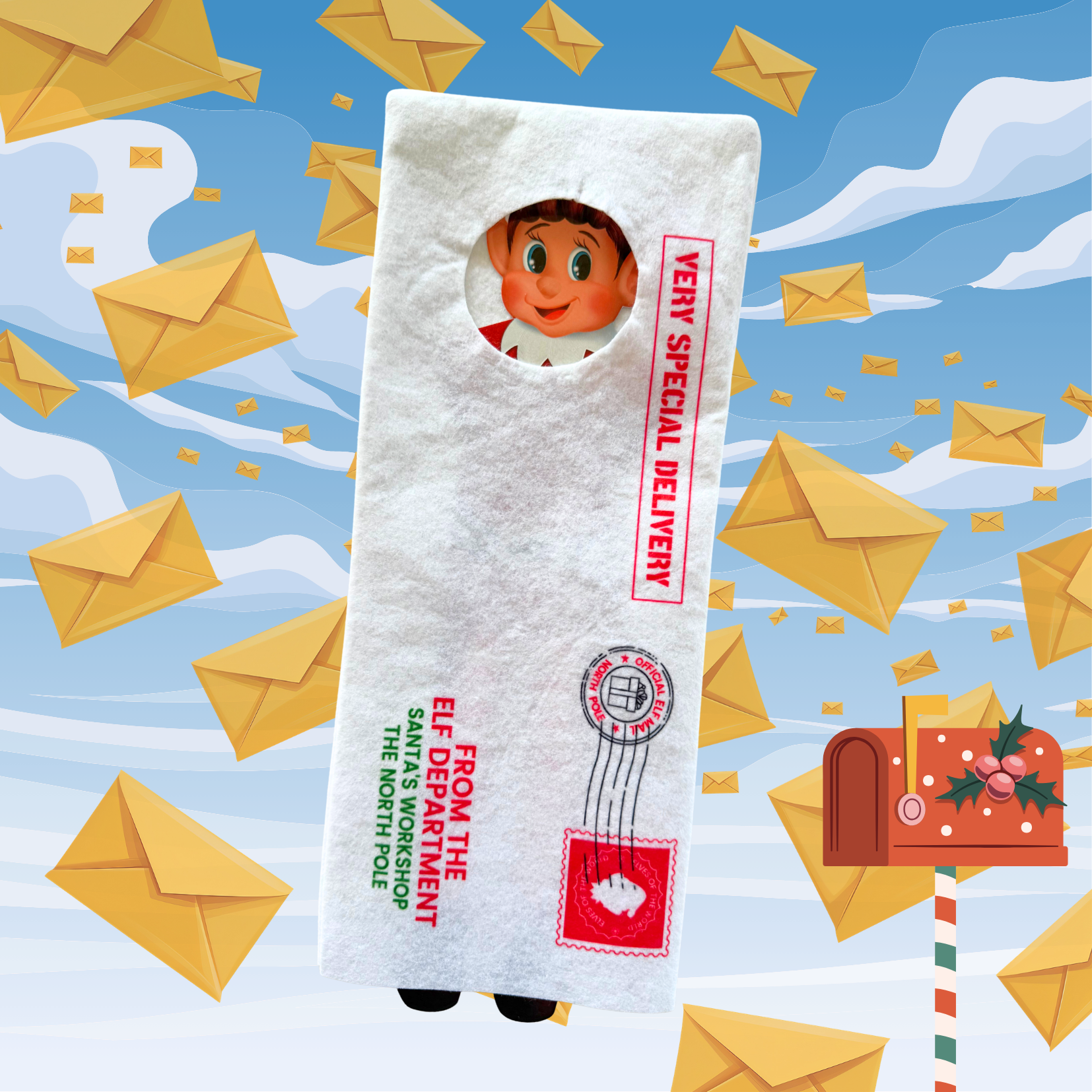 Déguisement lutin farceurs "Enveloppe"