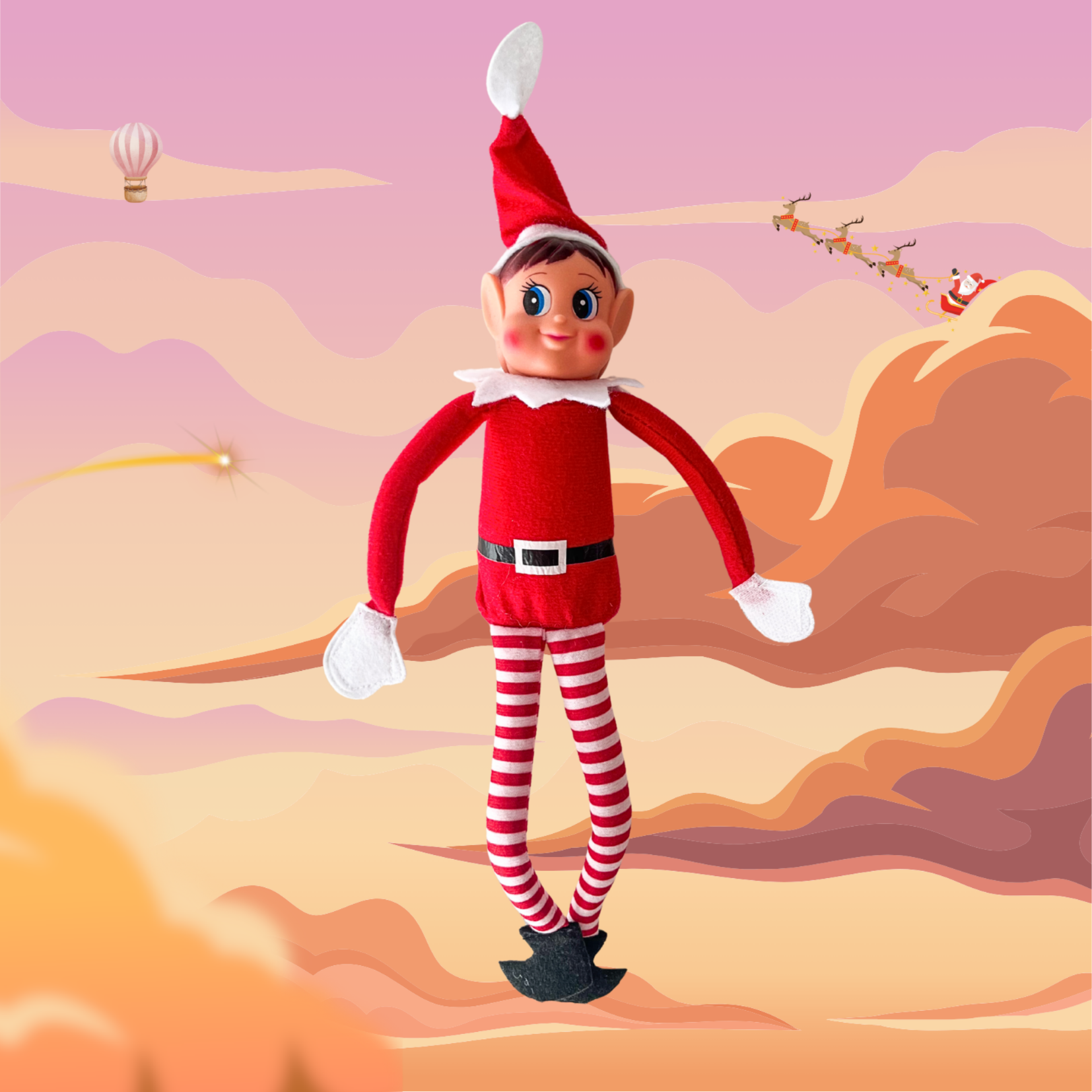 Lutin farceur fille blanche