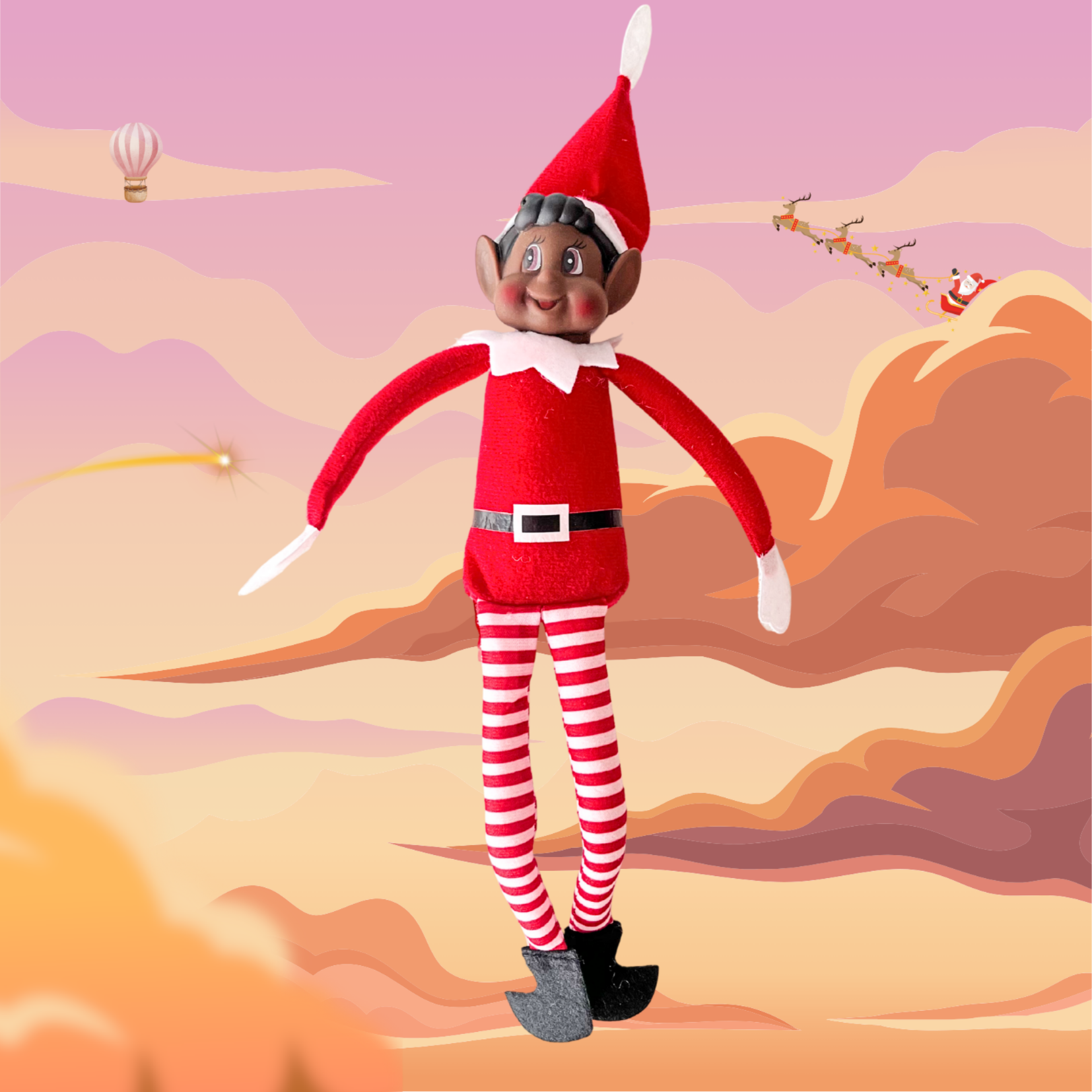 Lutin farceur garçon noir