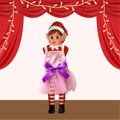 Déguisement lutin farceurs "Ballerine rose"