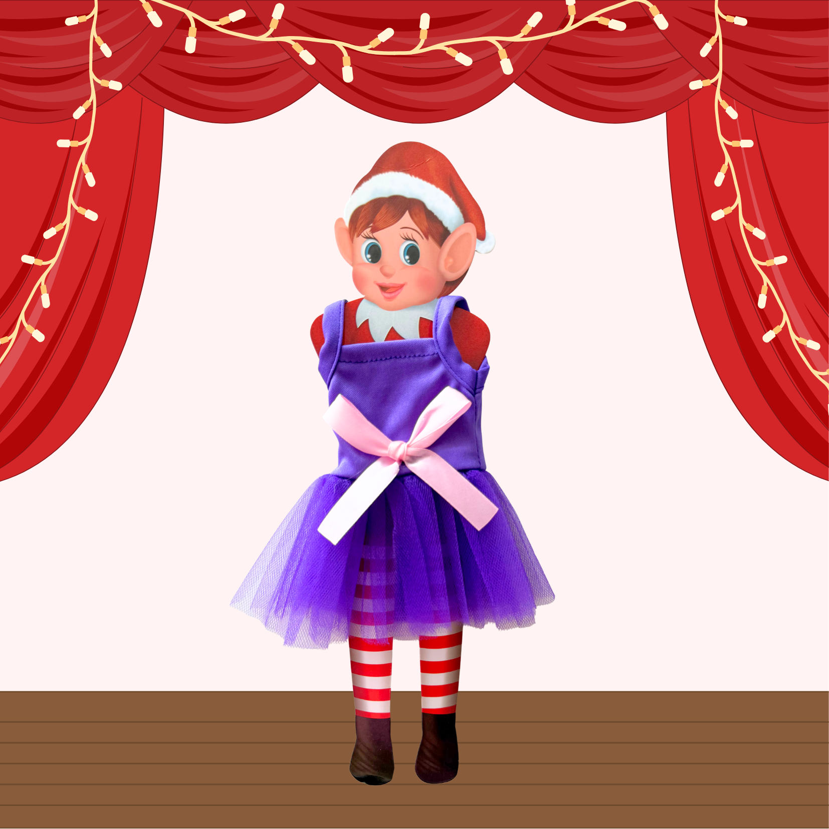 Déguisement lutin farceurs "Ballerine violette"