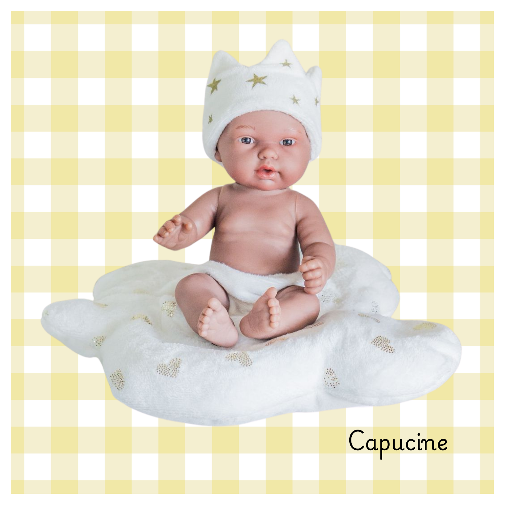 Poupée rêveuse coton