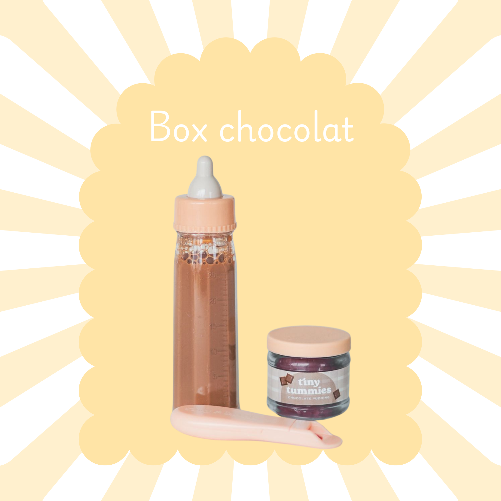 Box chocolat - Lait chocolat & petit pot chocolat