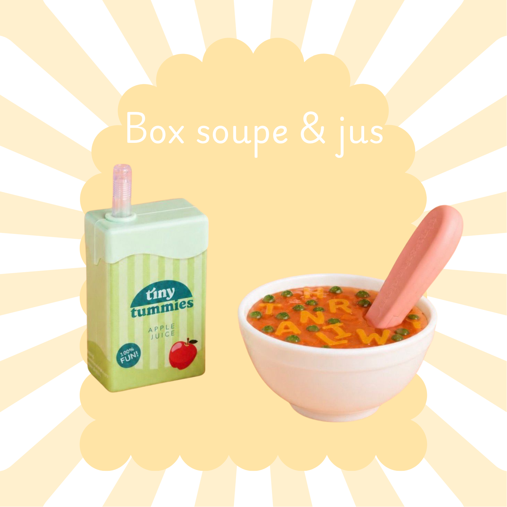 Box soupe & jus de pomme
