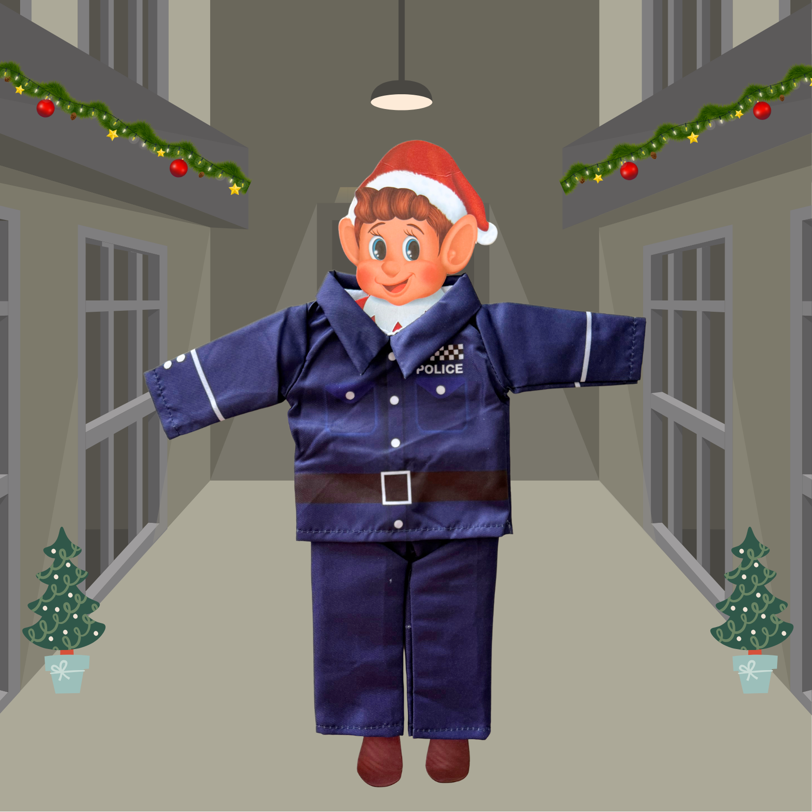 Déguisement lutin farceurs "Policier"