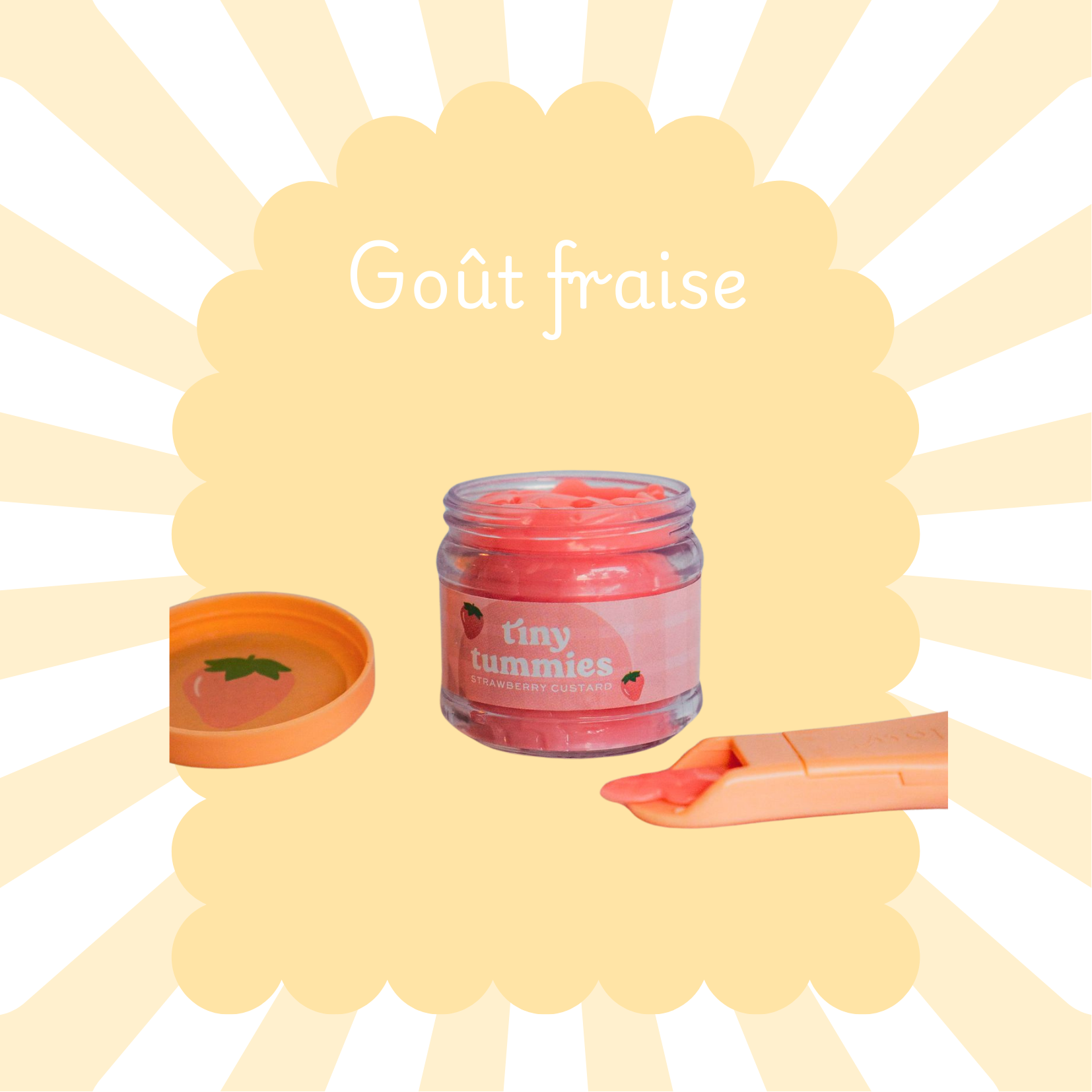 Pot magique Tiny Tummies - Fraise