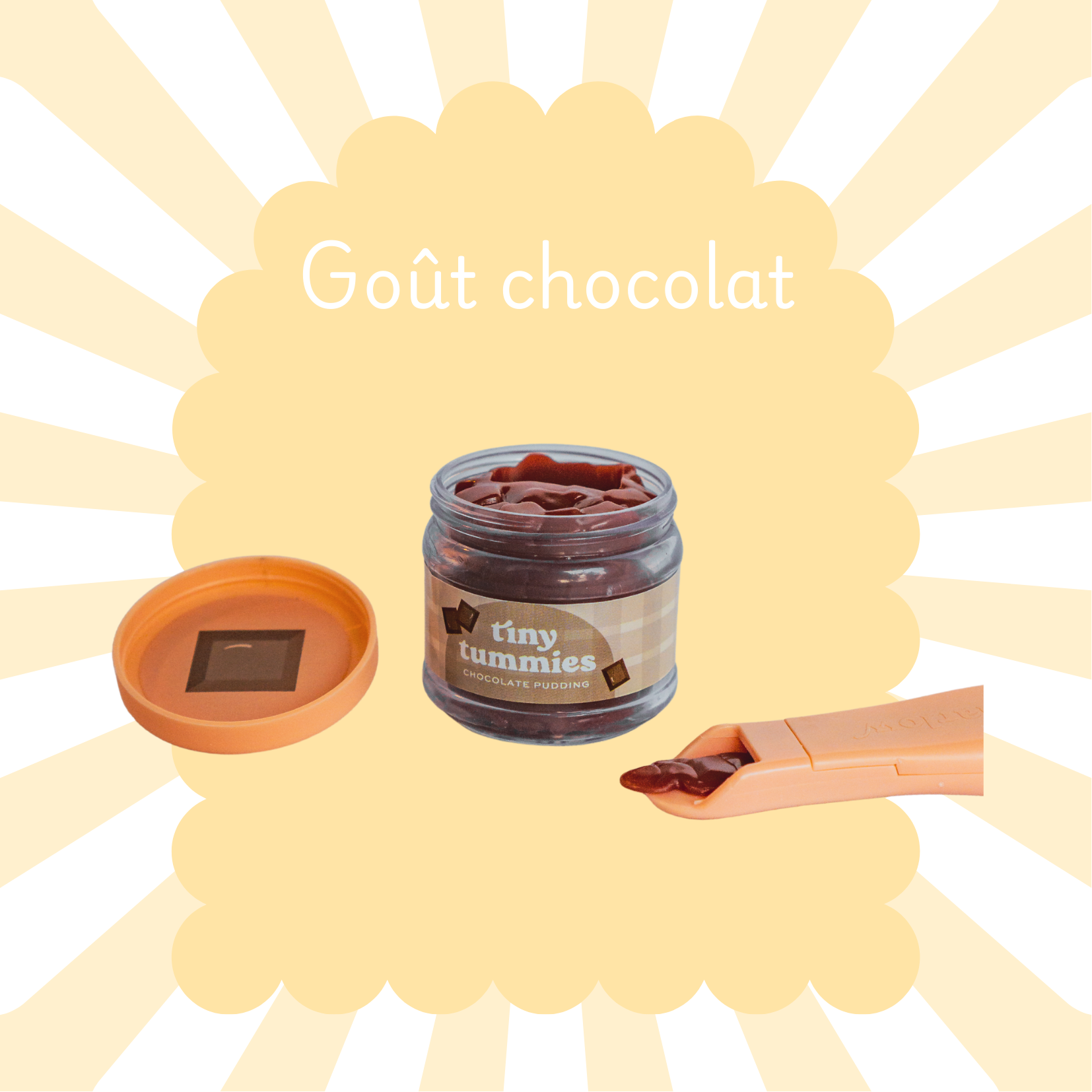 Pot magique Tiny Tummies - Chocolat