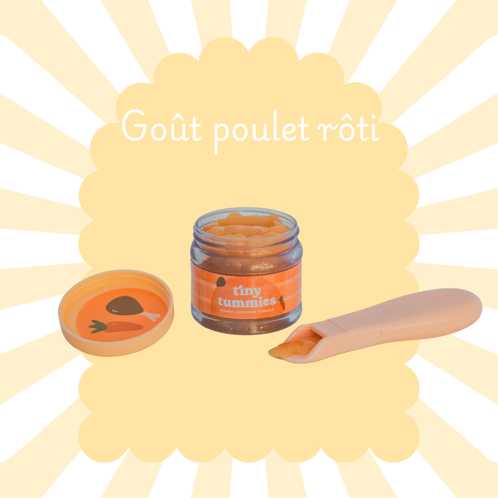 Pot magique Tiny Tummies - Poulet Rôti