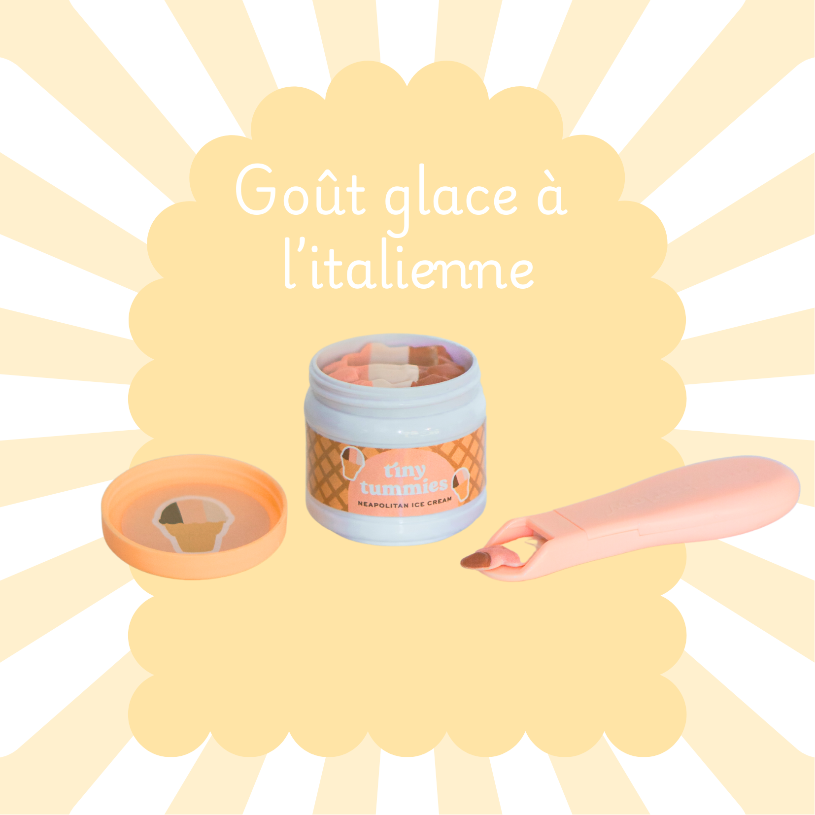 Pot magique Tiny Tummies - Glace à l'italienne