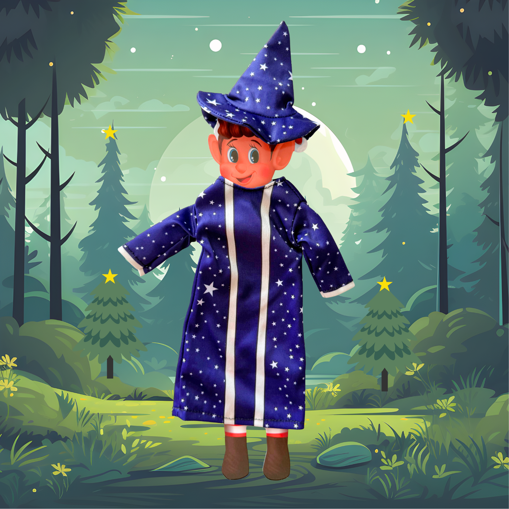 Déguisement lutin farceurs "Magicien"