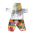 Ensemble T-shirt pantalon foulard joie