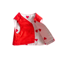 Veste sans manches coeurs