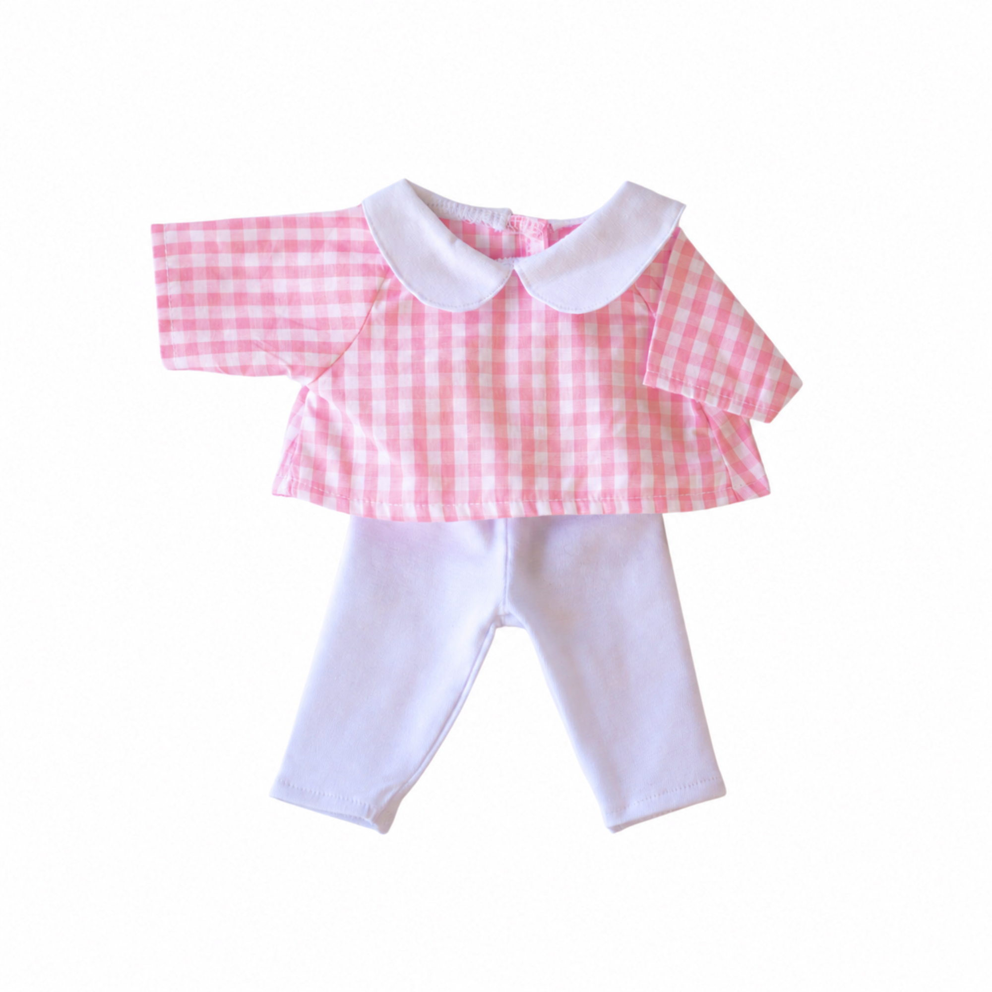 Ensemble blouse + legging vichy rose